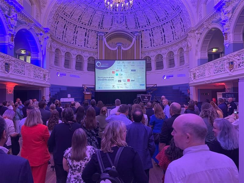 Image of delegates talking at OxLEP Business Event