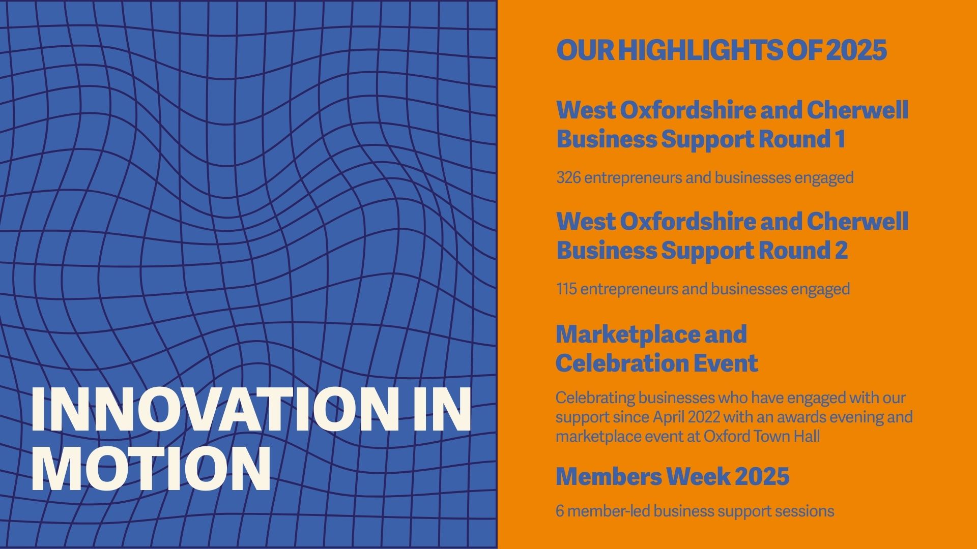 Image of delegates talking at OxLEP Business Event