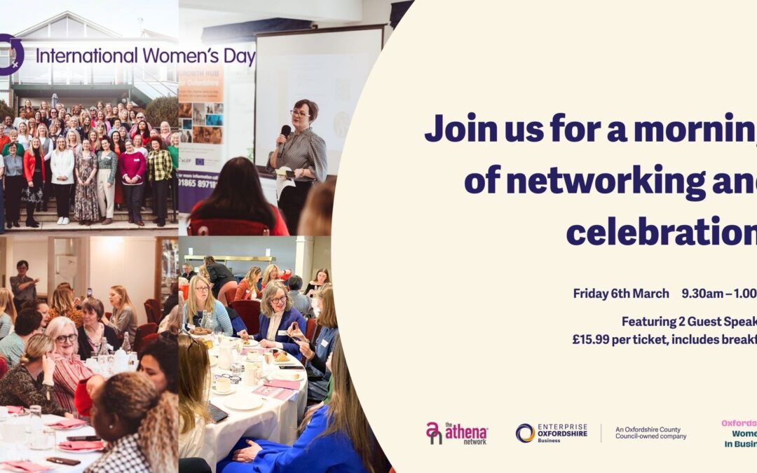 Female founders to join forces in celebrating International Women’s Day at key Oxfordshire event, as stats show 1.8 million women now run incorporated or self-employed ventures across the UK