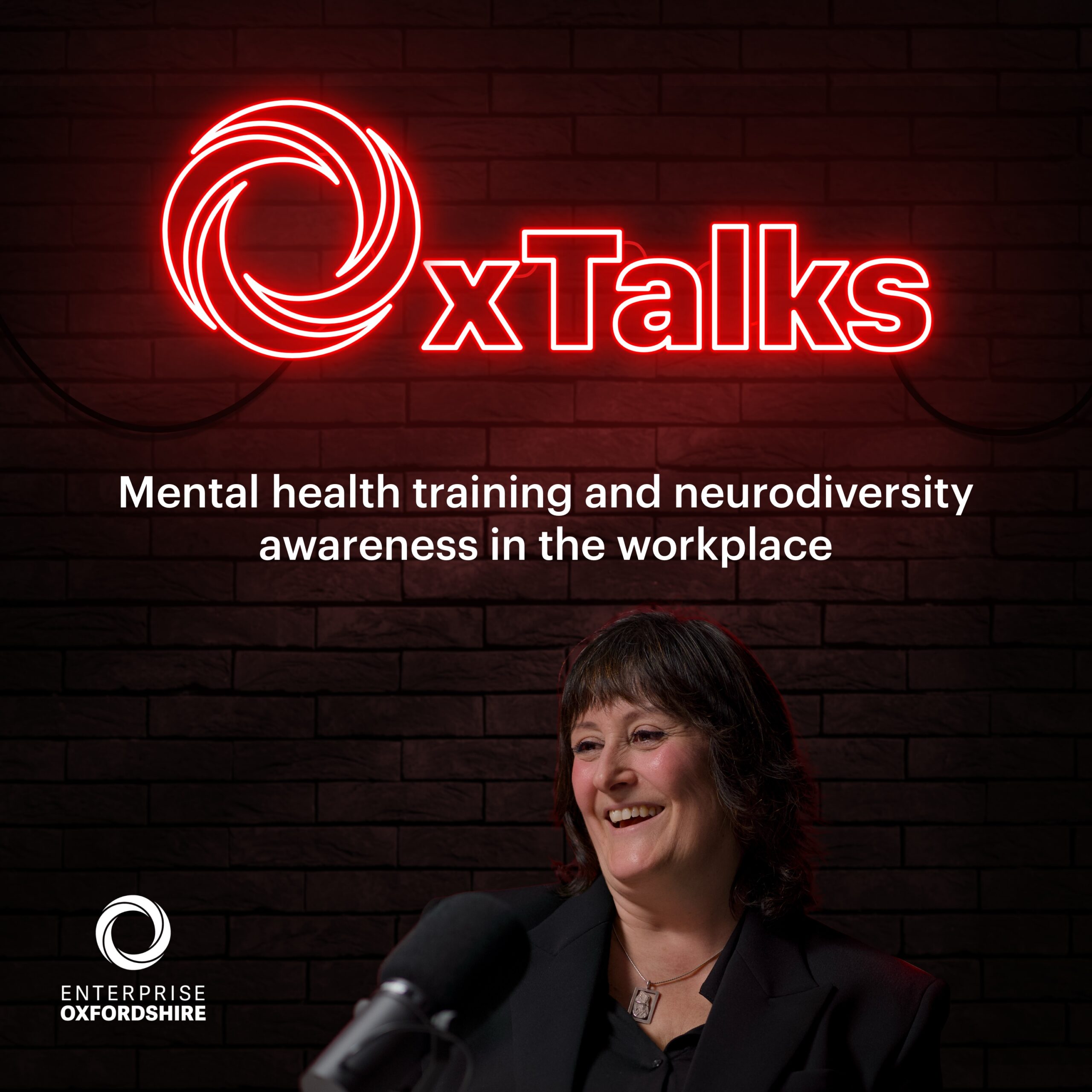 Image of delegates talking at OxLEP Business Event