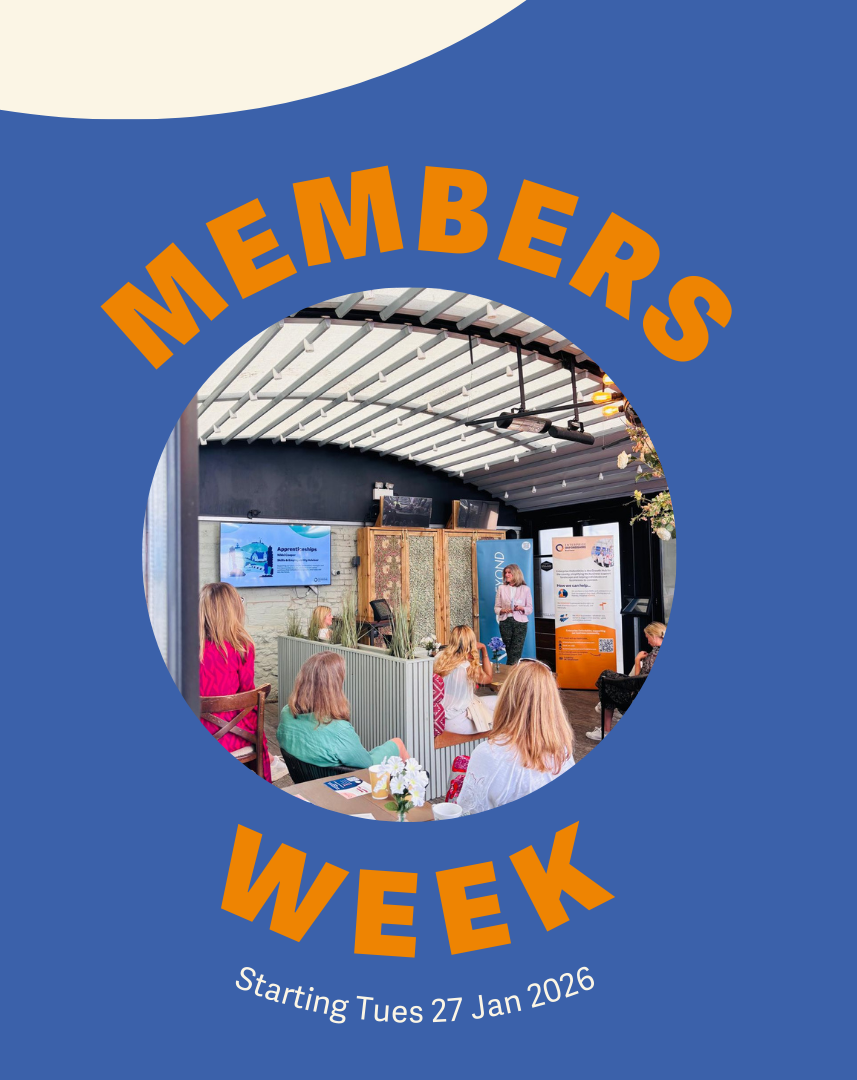 Image of delegates talking at OxLEP Business Event