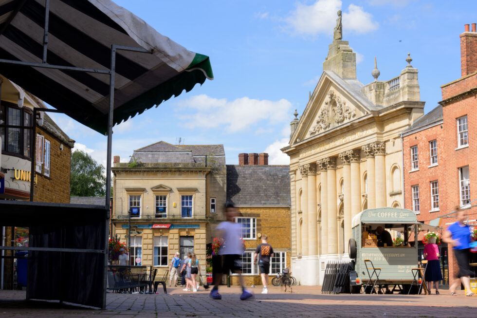 Image of delegates talking at OxLEP Business Event
